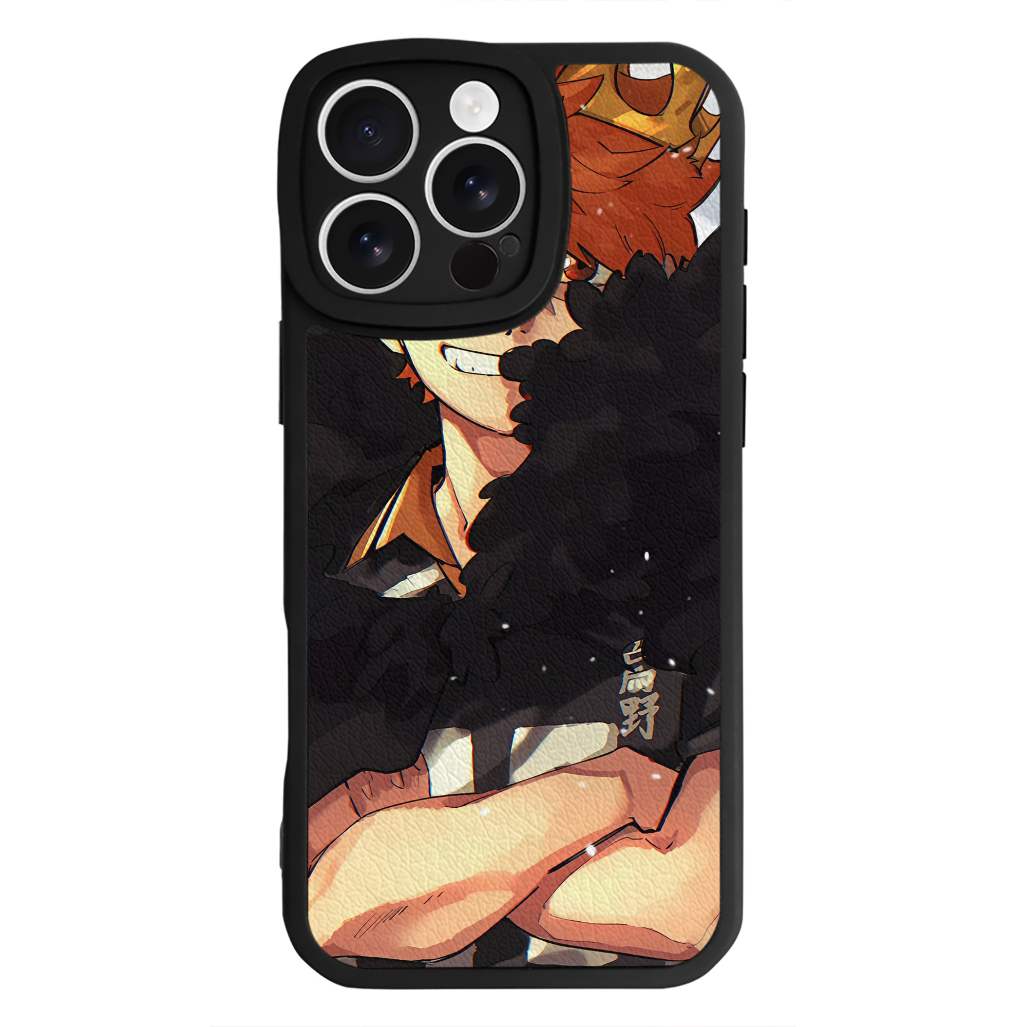 （画像用） ハイキュー!! Haikyu!! 【iPhone 16シリーズ対応】シリコンスマホケース（レザー調） 材質：シリコン